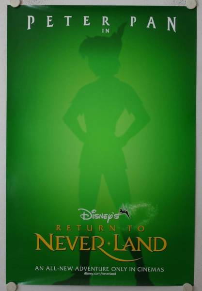 Return to Never Land original release US Onesheet movie poster